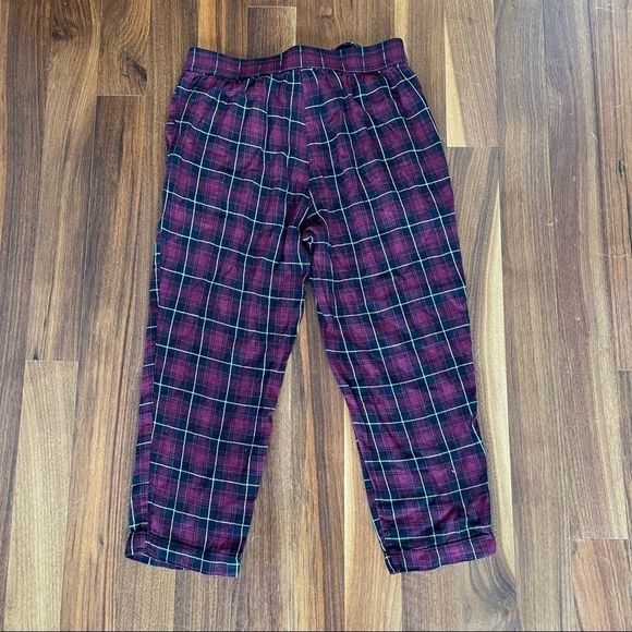 BCBGeneration Cropped Plaid Pants Pull On Tie - Picture 9 of 9